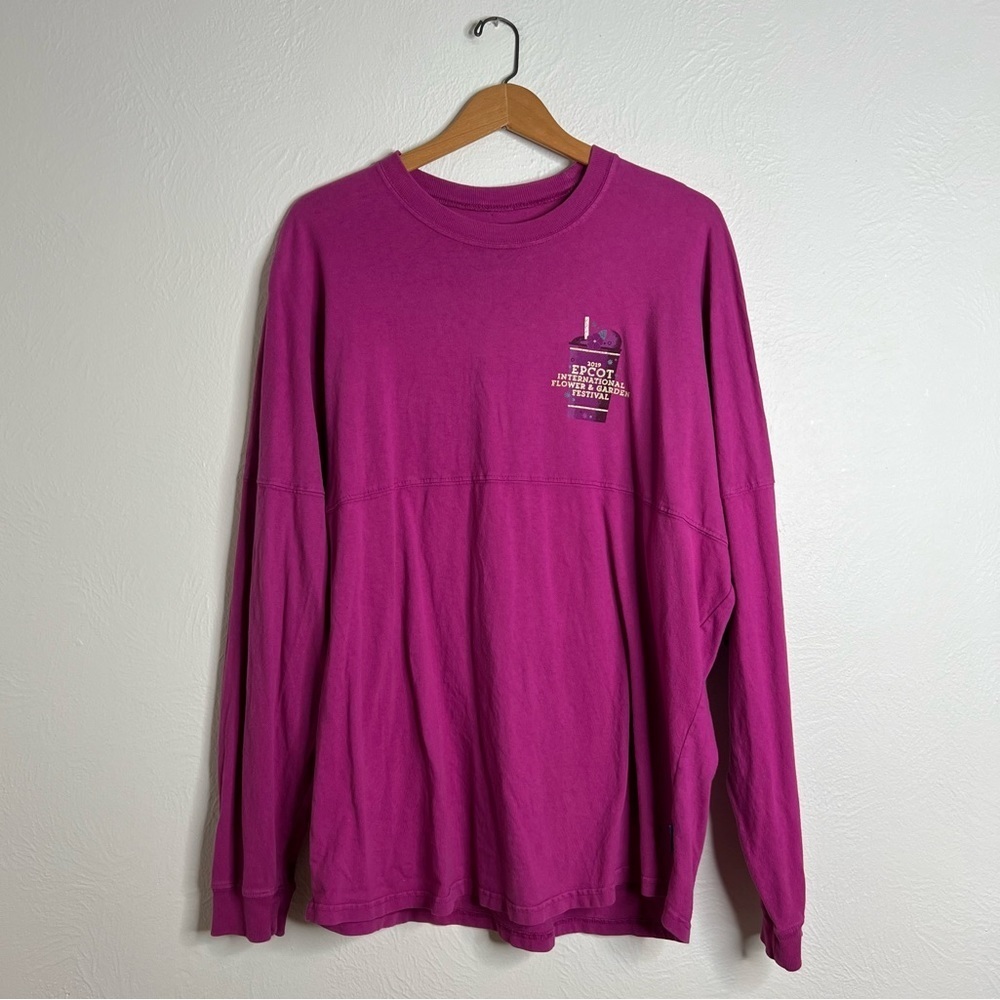 Epcot Disney Put A Little Zest In Your Fest Flower Garden Cotton Spirit Jersey